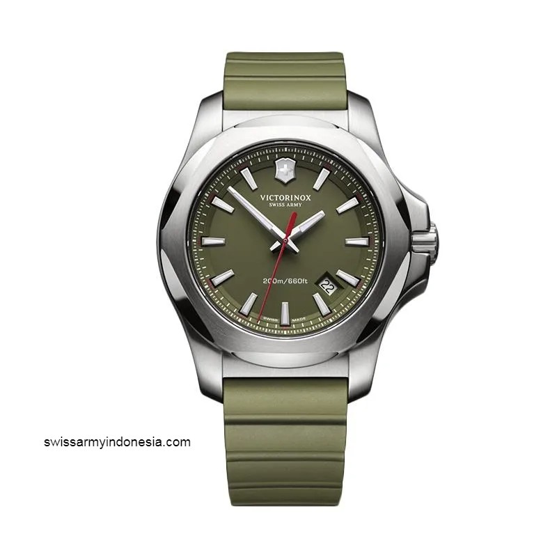 Victorinox Swiss Army I.N.O.X. Rubber 241683.1 – Green Silver